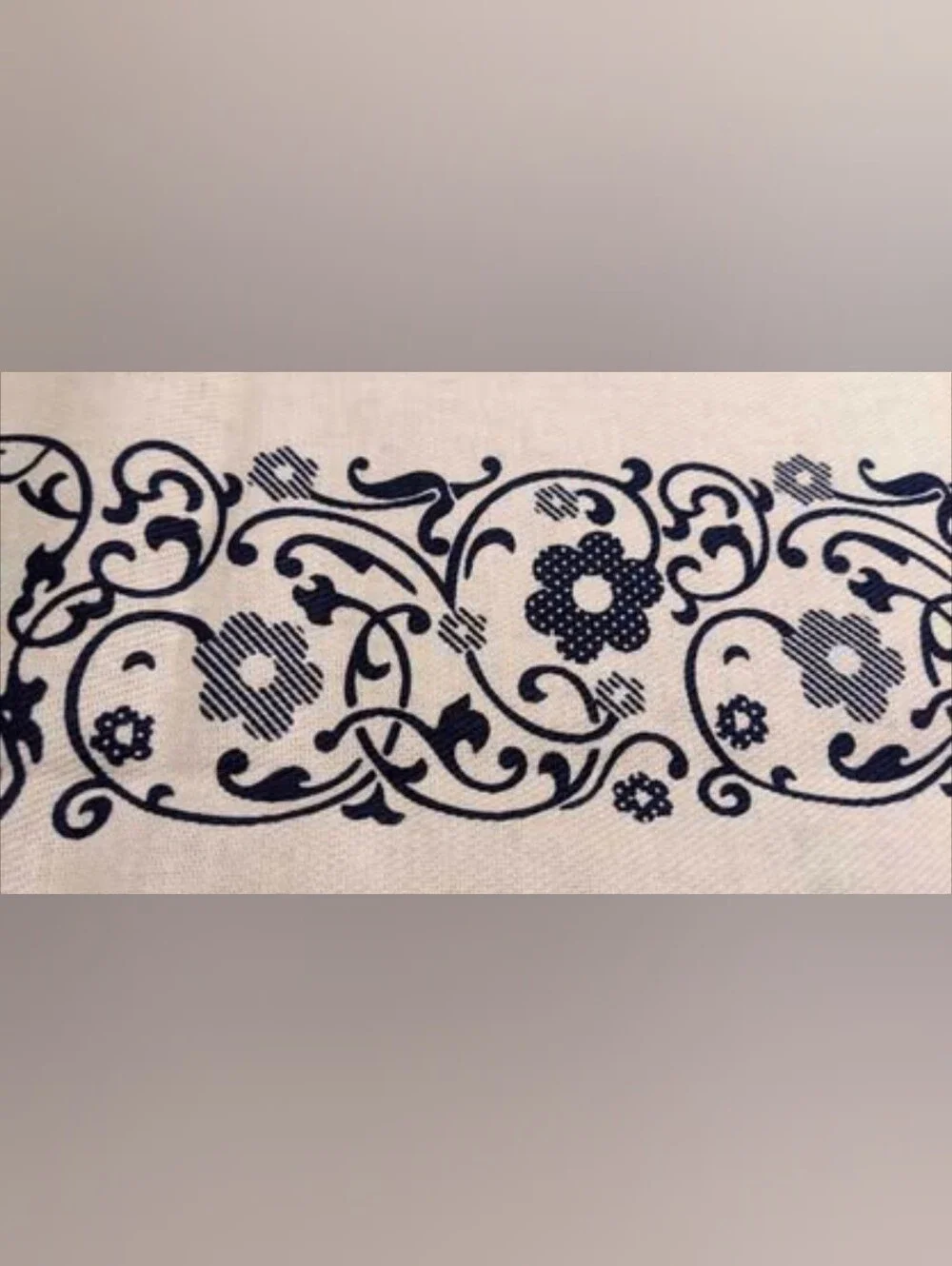 Portuguese Nazare Floral & Ship Design Traditional Cotton Table Cloth. 27